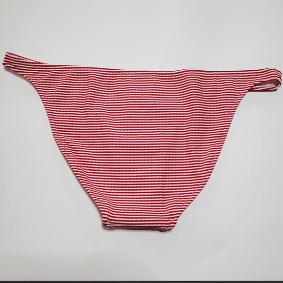 NEW Melissa Odabash St Kitts Red White Gingham Bikini Bottom 4 6 Small - Picture 5 of 7